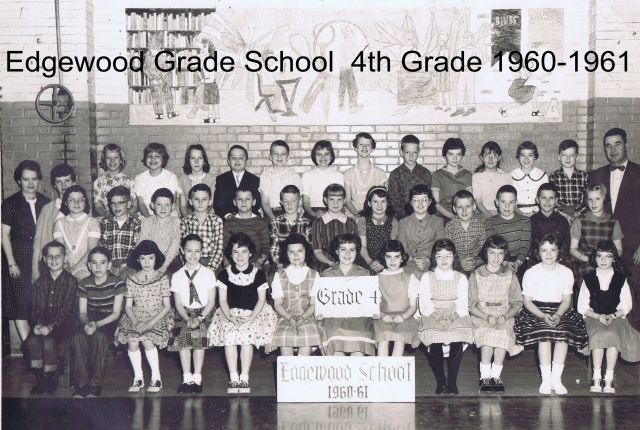 Edgewood Grade School 4th Grade 1960-1961. by Ed Wills