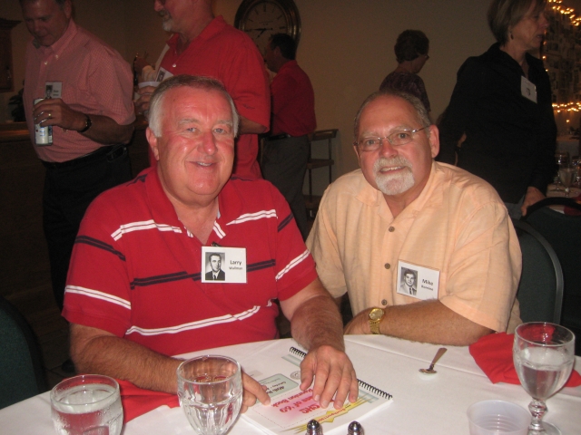 l-r, Larry Wallman, Mike Romine. Photo by Mike Romine