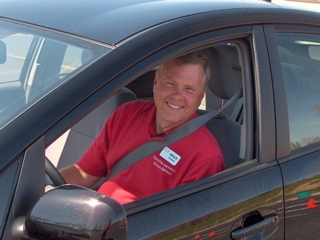 Bruce Ashman - Instructing for Toyota Teen Driving Program in Los Angeles, CA